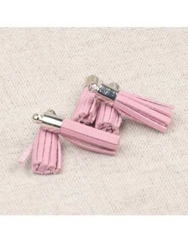 Set de 6 mini pompons - Rose