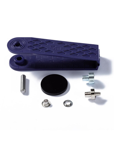 Boite 50 oeillets 4 mm avec outil de pose - Argent