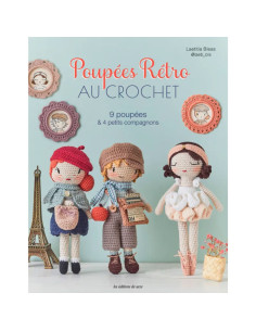 Livre poupées rétro au crochet