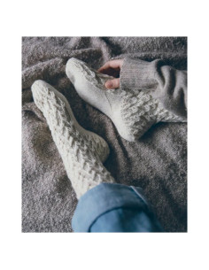 Livre 52 chaussettes à tricoter toute l´année 2