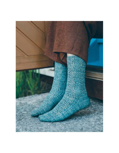 Livre 52 chaussettes à tricoter toute l´année