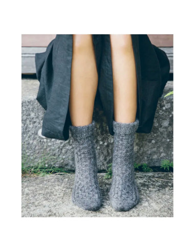 Livre 52 chaussettes à tricoter toute l´année