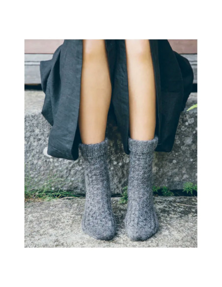 Livre 52 chaussettes à tricoter toute l´année