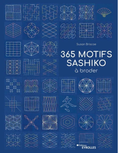 Livre 365 motifs sashiko à broder