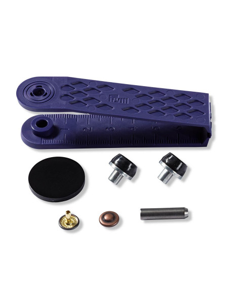 Boite de 24 rivets 9 mm avec outil - Bronze et Cuivre