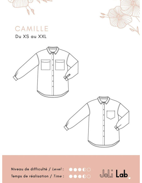 Patron de chemise Camille - Joli Lab
