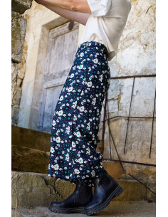 Tissu sergé de viscose Carlota bleu atlantique - Églantine & Zoé 2