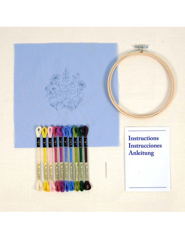 Kit broderie - Jardin anglais