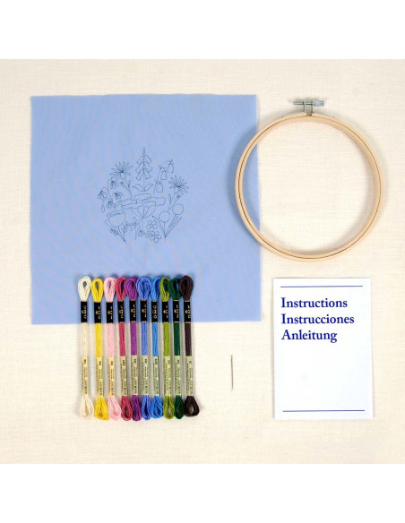 Kit broderie - Jardin anglais