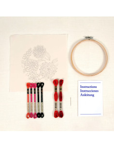 Kit broderie - Dahlias 2
