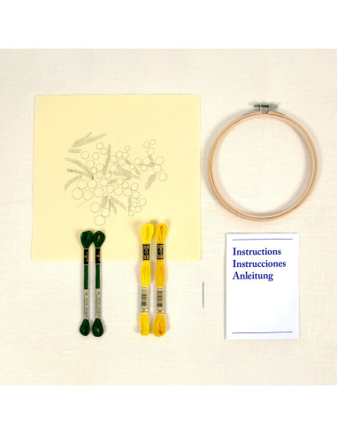 Kit broderie - Mimosas