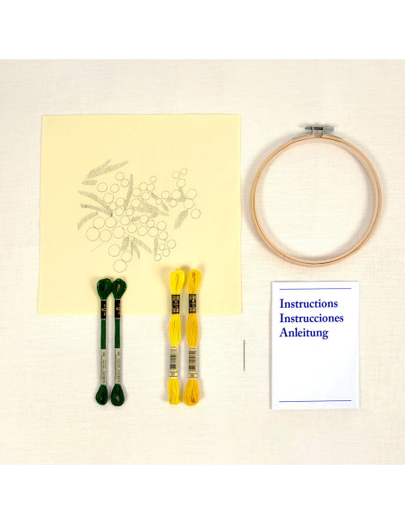 Kit broderie - Mimosas