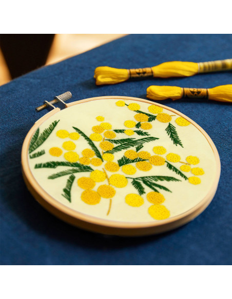 Kit broderie - Mimosas