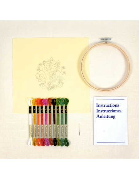 Kit broderie - Jardin méditerranéen