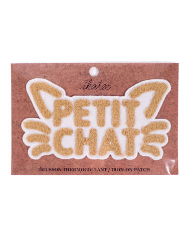 Écusson thermocollant grand format - Petit chat