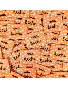 Lot de 5 étiquettes tissées - Ma biche