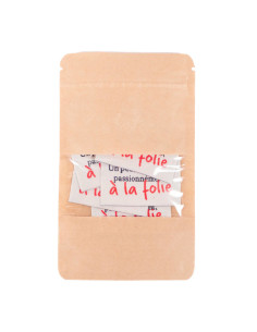 Lot de 5 étiquettes tissées - A la folie 2