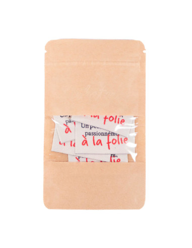 Lot de 5 étiquettes tissées - A la folie