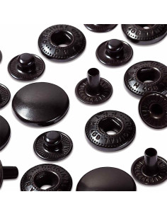 Recharge de 10 boutons pression anorak 15 mm Bruni 2