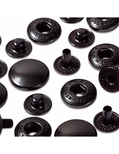 Recharge de 10 boutons pression anorak 15 mm Bruni