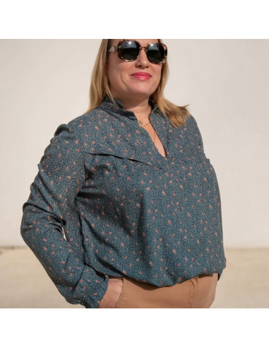 Patron de blouse Glam décolleté fendu - Anna Rose patterns