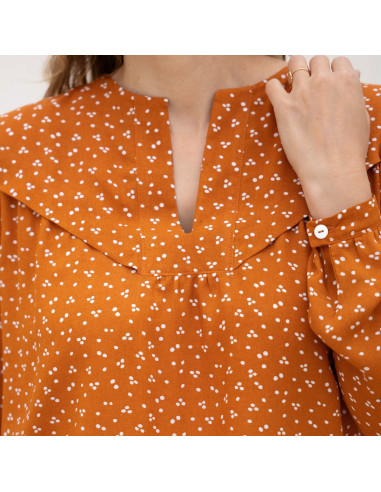 Patron de blouse Glam décolleté fendu - Anna Rose patterns