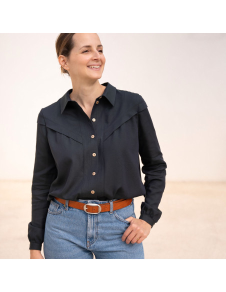 Patron de blouse Glam boutonnée - Anna Rose patterns