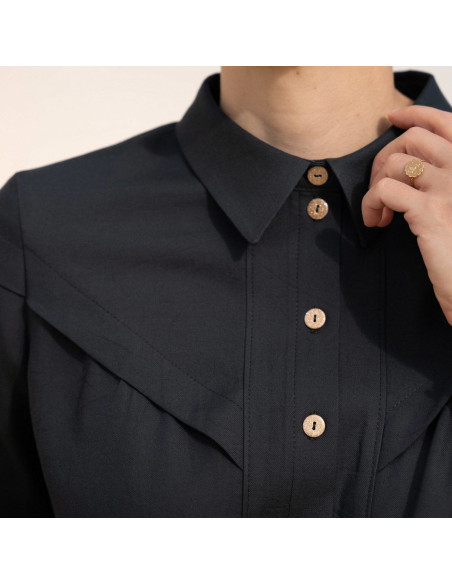 Patron de blouse Glam boutonnée - Anna Rose patterns