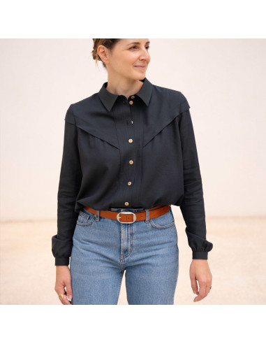 Patron de blouse Glam boutonnée - Anna Rose patterns