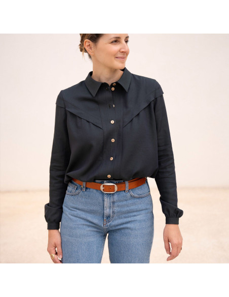 Patron de blouse Glam boutonnée - Anna Rose patterns