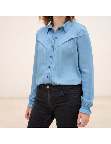 Patron de blouse Glam boutonnée - Anna Rose patterns