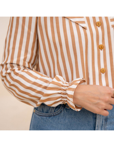 Patron de blouse Glam boutonnée - Anna Rose patterns