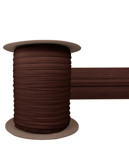Fermeture nylon 3 mm YKK - Chocolat