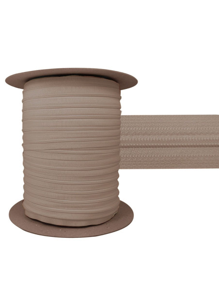 Fermeture nylon 3 mm YKK - Beige