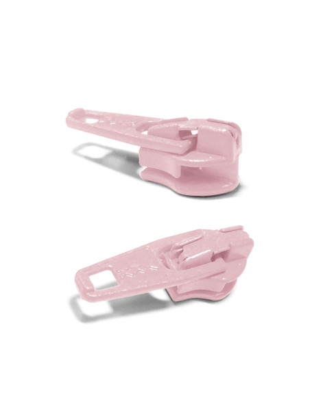 Curseur pour fermeture nylon 3 mm YKK - Rose