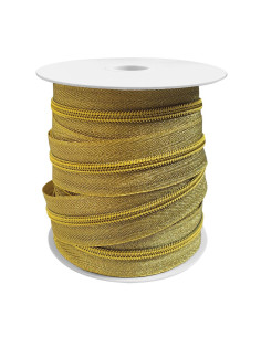Fermeture nylon 5 mm lurex - Or