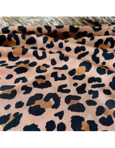 Tissu twill de viscose Kiara Léopard - My Dress Made