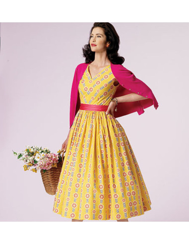 Patron de robe Vintage 1957 - Vogue 8789