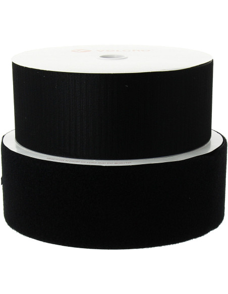 VELCRO® Brand à coudre noir 100 mm de large rouleau de 25 mètres