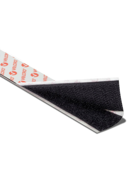 VELCRO® Brand adhésif noir 25 mm de large au mètre