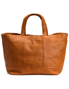 Mini shopper pour le tricot et le crochet Muud Hiba - Whisky 2