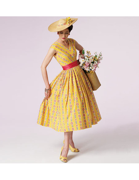 Patron de robe Vintage 1957 - Vogue 8789