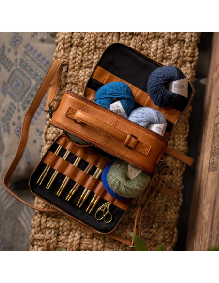 Sac pour le tricot et le crochet Muud Lilly Crossbody - Whisky