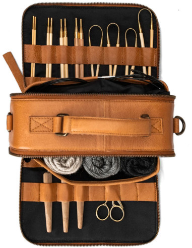 Sac pour le tricot et le crochet Muud Lilly Crossbody - Whisky