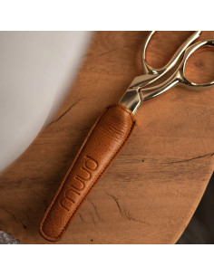 Etui de protection en cuir pour ciseaux de couture Muud Etui - Whisky