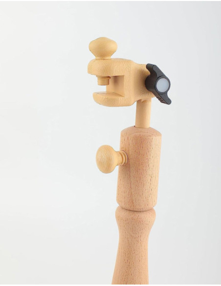 Support réglable sous cuisses pour tambour à broder