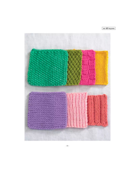 Livre apprendre le tricot en 10 leçons