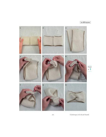 Livre apprendre le tricot en 10 leçons