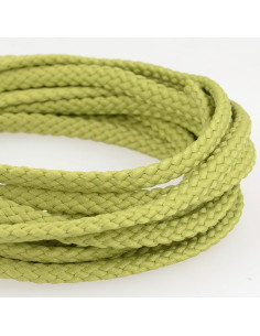 Cordelière plate anorak - Vert amande