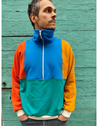 Patron de sweat rétro Atlas kids & adultes - Marmaï Patterns